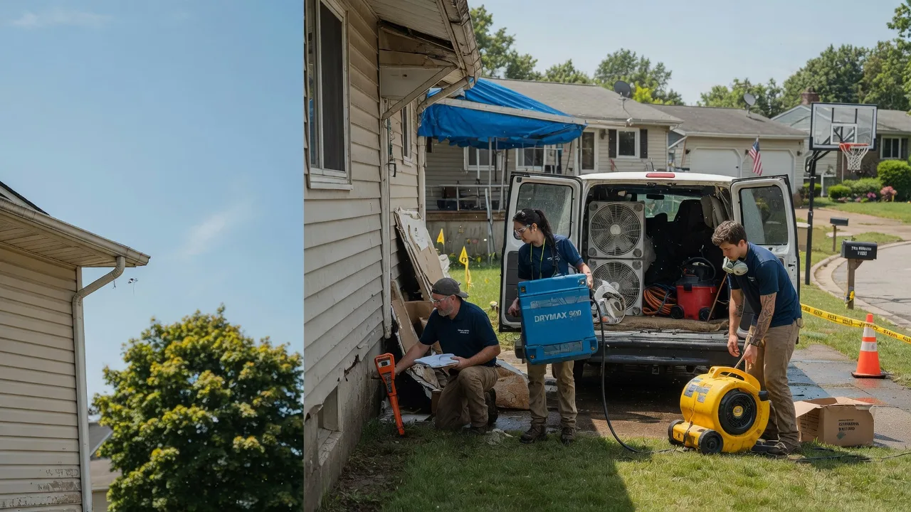 Ceiling Leak Cleanup in Dodgeville, WI near me