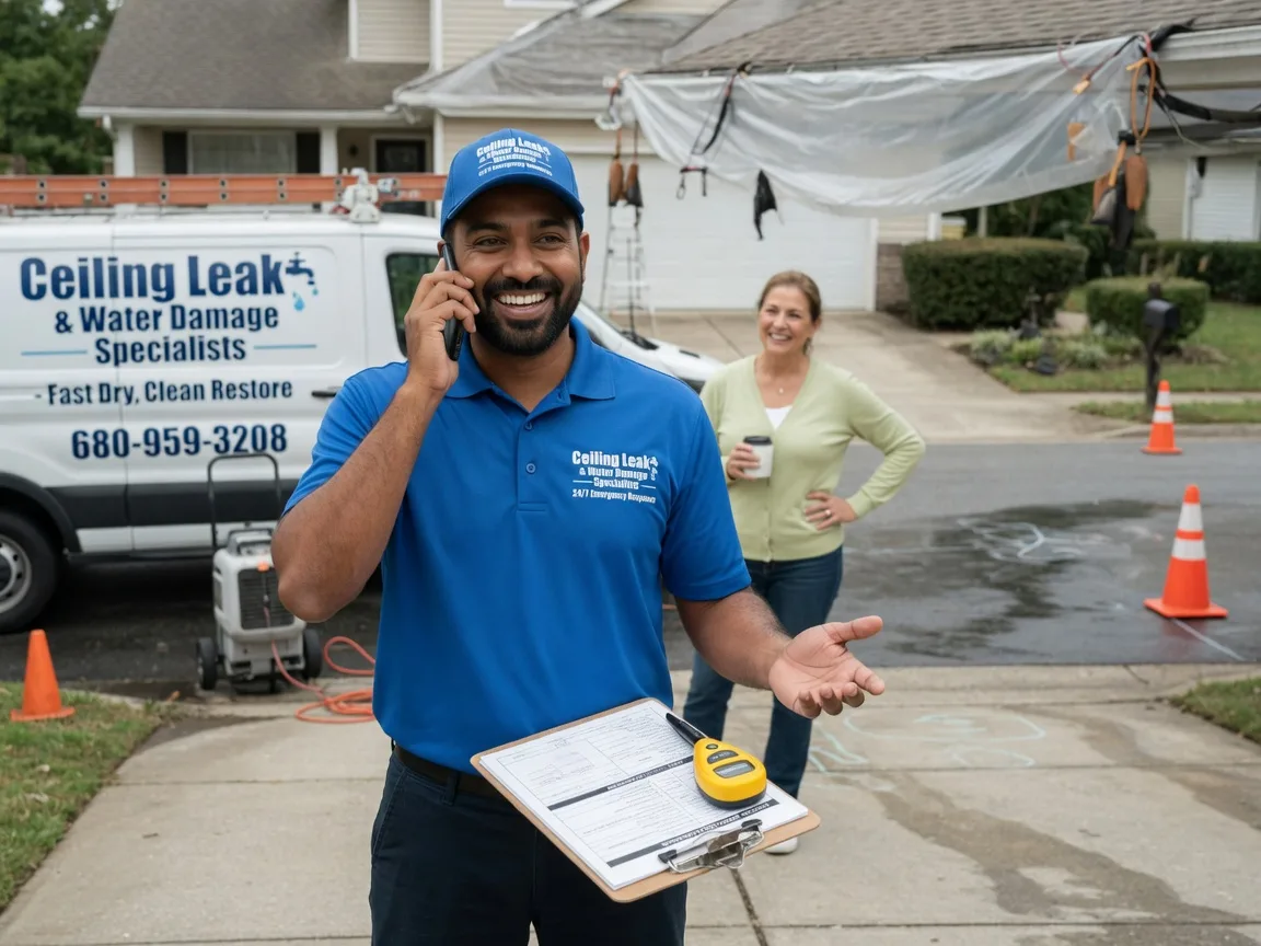 Ceiling Leak Cleanup Dodgeville, WI FAQs